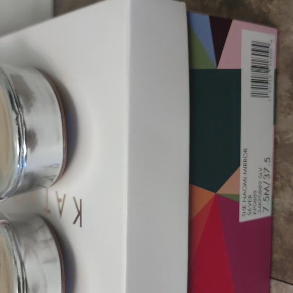 Silver heels (never worn) - Picture 2 of 8